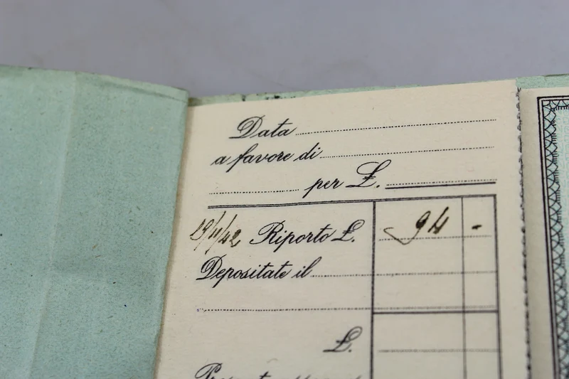 Bankscheckbuch 1942
