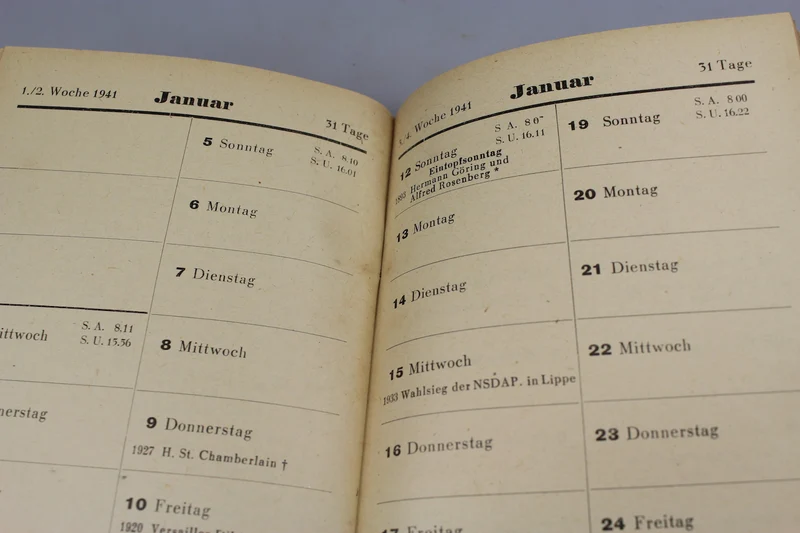 "Luftfarth Taschenkalender 1941"