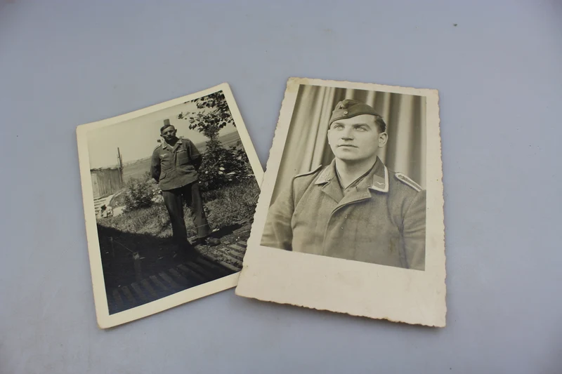 Fotopaar Unteroffizier Luftwaffe