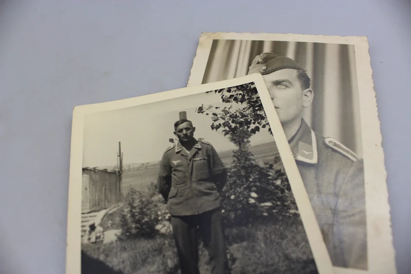 Fotopaar Unteroffizier Luftwaffe