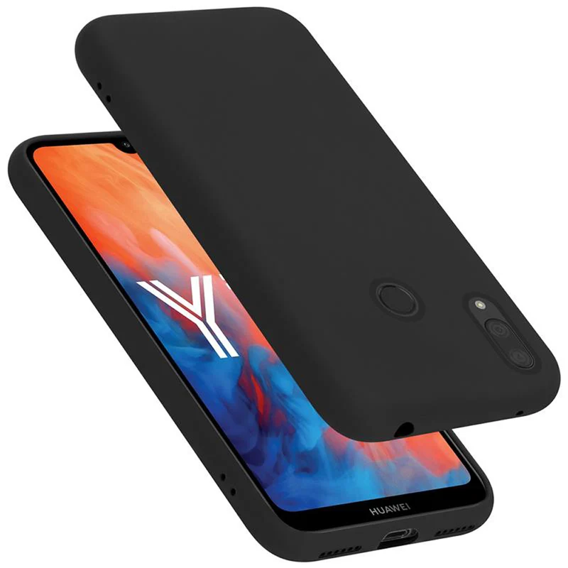 Cadorabo Hülle kompatibel mit Huawei Y7 2019 / Y7 PRIME 2019 Schutzhülle aus flexiblem TPU Silikon