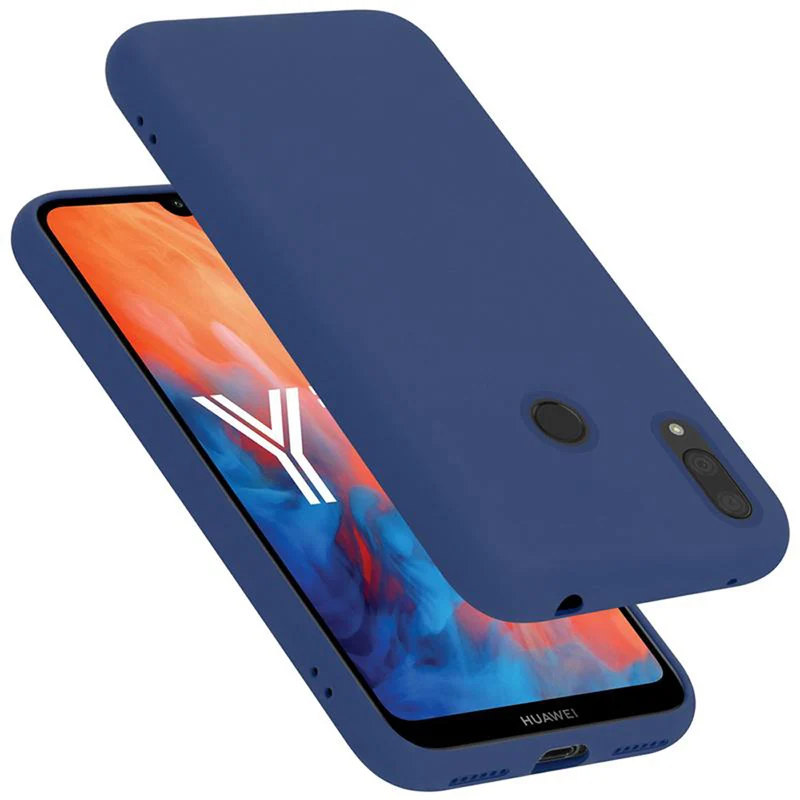 Cadorabo Hülle kompatibel mit Huawei Y7 2019 / Y7 PRIME 2019 Schutzhülle aus flexiblem TPU Silikon