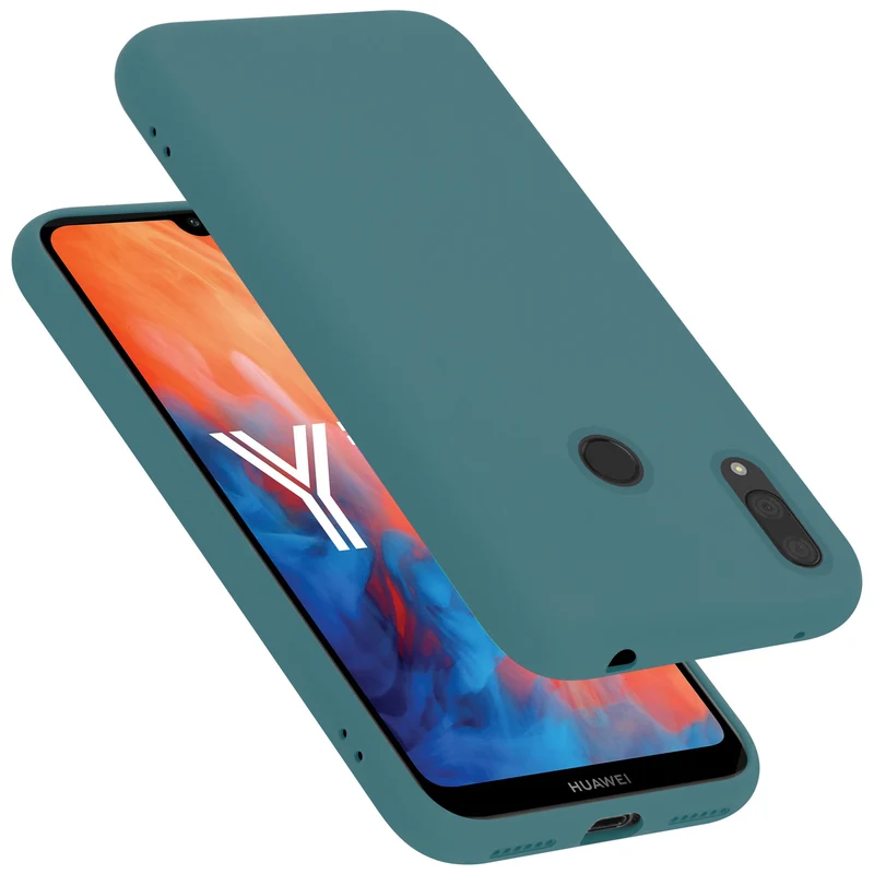 Cadorabo Hülle kompatibel mit Huawei Y7 2019 / Y7 PRIME 2019 Schutzhülle aus flexiblem TPU Silikon