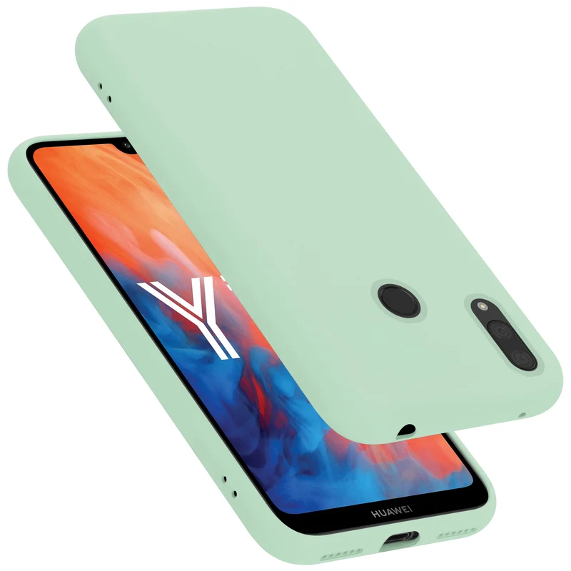 Cadorabo Hülle kompatibel mit Huawei Y7 2019 / Y7 PRIME 2019 Schutzhülle aus flexiblem TPU Silikon