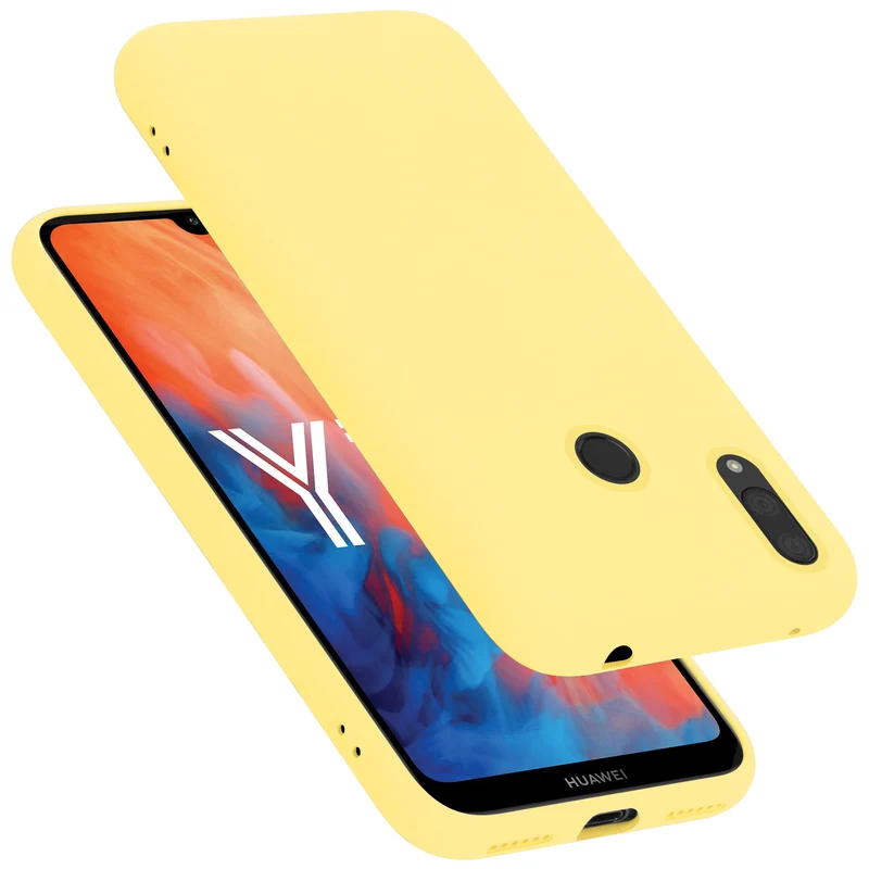 Cadorabo Hülle kompatibel mit Huawei Y7 2019 / Y7 PRIME 2019 Schutzhülle aus flexiblem TPU Silikon