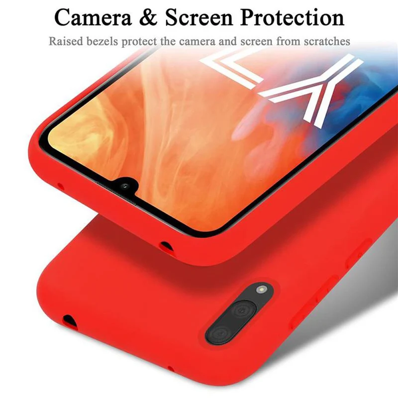 Cadorabo Hülle kompatibel mit Huawei Y7 2019 / Y7 PRIME 2019 Schutzhülle aus flexiblem TPU Silikon