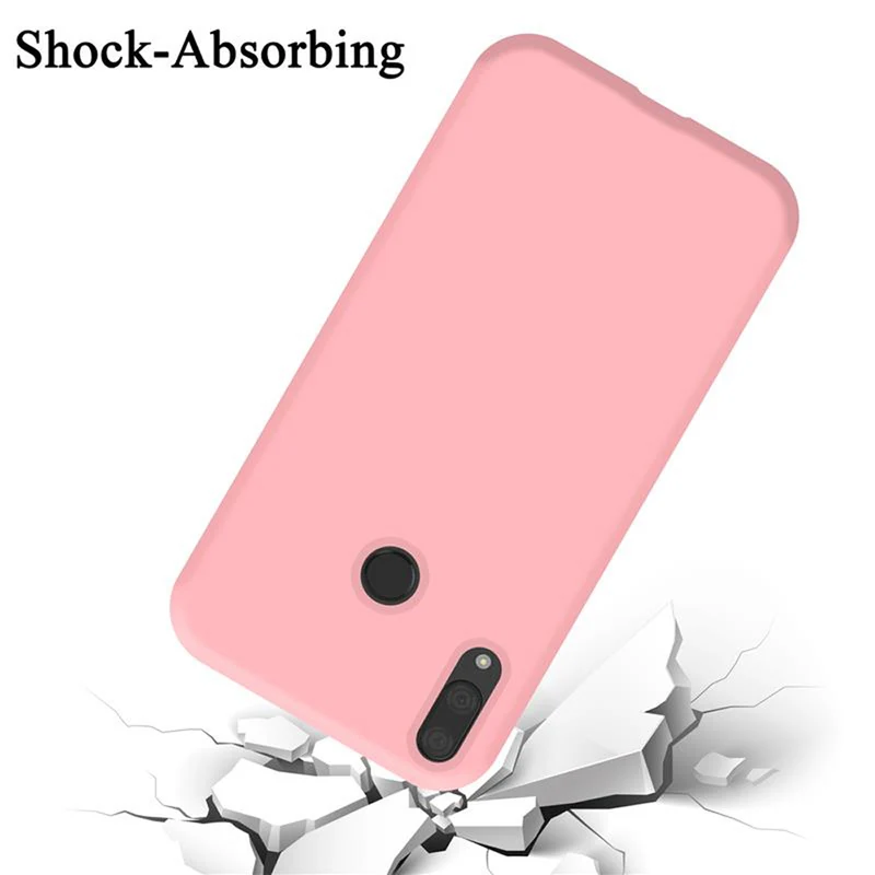 Cadorabo Hülle kompatibel mit Huawei Y7 2019 / Y7 PRIME 2019 Schutzhülle aus flexiblem TPU Silikon