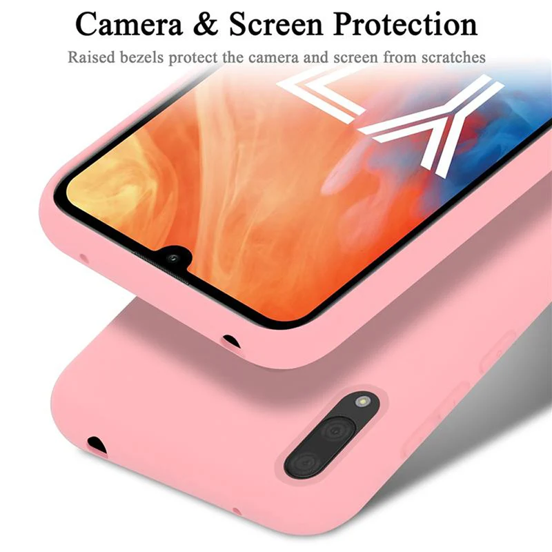 Cadorabo Hülle kompatibel mit Huawei Y7 2019 / Y7 PRIME 2019 Schutzhülle aus flexiblem TPU Silikon