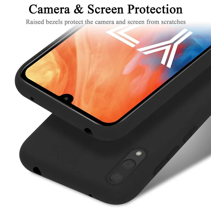 Cadorabo Hülle kompatibel mit Huawei Y7 2019 / Y7 PRIME 2019 Schutzhülle aus flexiblem TPU Silikon