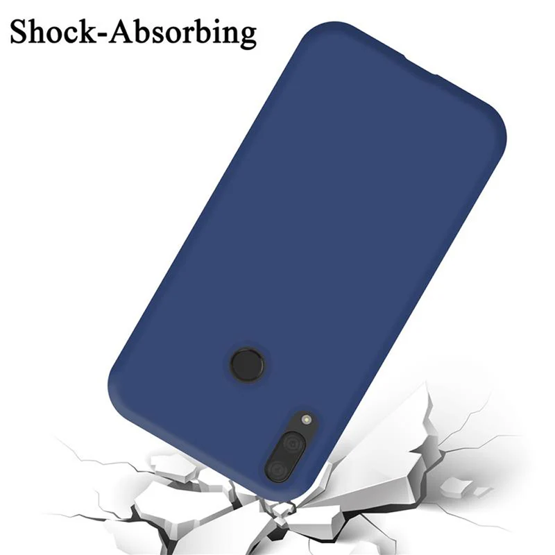 Cadorabo Hülle kompatibel mit Huawei Y7 2019 / Y7 PRIME 2019 Schutzhülle aus flexiblem TPU Silikon