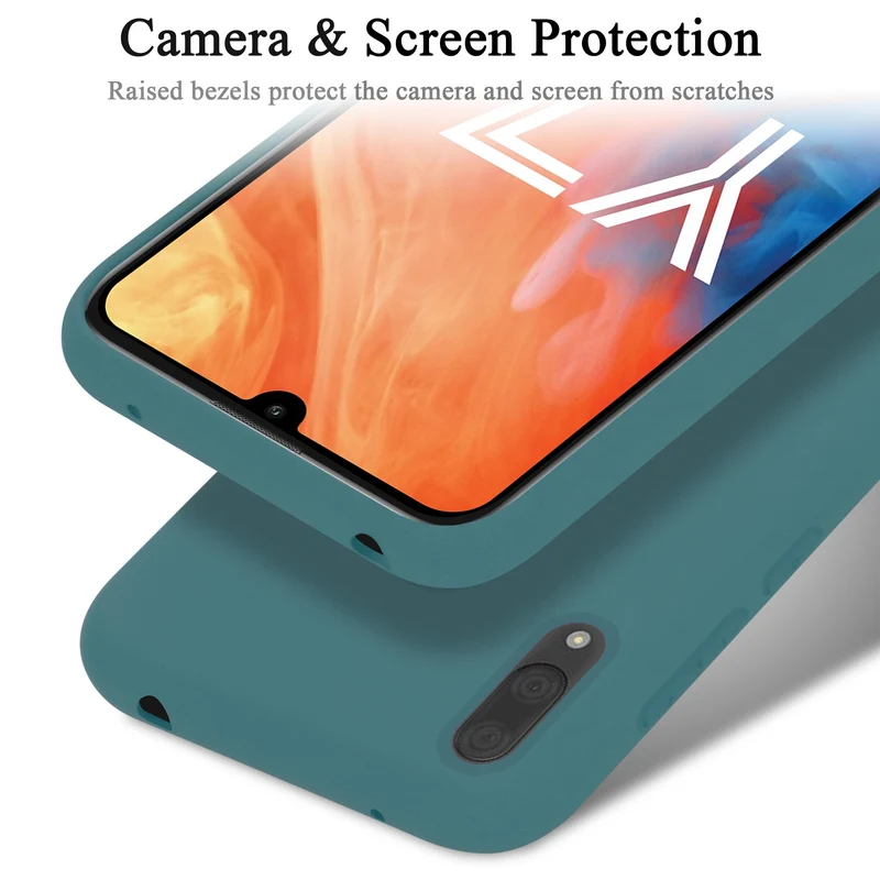 Cadorabo Hülle kompatibel mit Huawei Y7 2019 / Y7 PRIME 2019 Schutzhülle aus flexiblem TPU Silikon