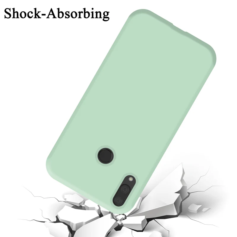 Cadorabo Hülle kompatibel mit Huawei Y7 2019 / Y7 PRIME 2019 Schutzhülle aus flexiblem TPU Silikon