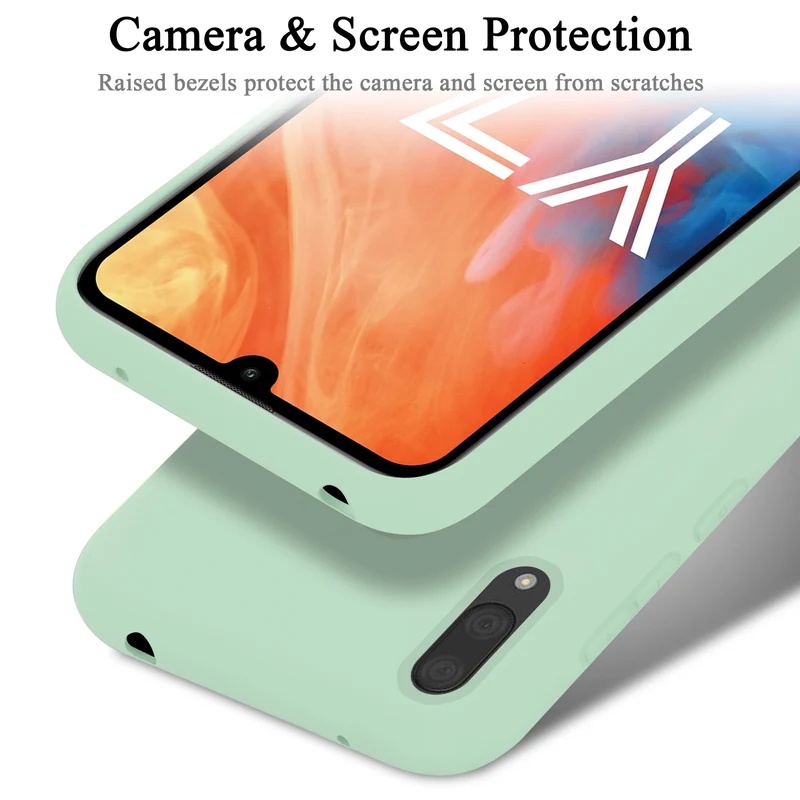 Cadorabo Hülle kompatibel mit Huawei Y7 2019 / Y7 PRIME 2019 Schutzhülle aus flexiblem TPU Silikon