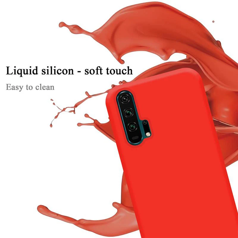 Cadorabo Hülle kompatibel mit Honor 20 PRO Schutzhülle aus flexiblem TPU Silikon