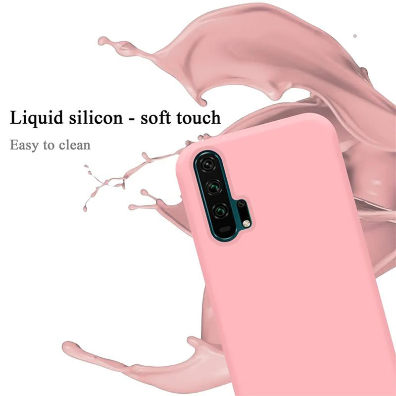Cadorabo Hülle kompatibel mit Honor 20 PRO Schutzhülle aus flexiblem TPU Silikon