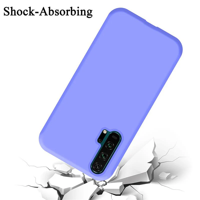 Cadorabo Hülle kompatibel mit Honor 20 PRO Schutzhülle aus flexiblem TPU Silikon