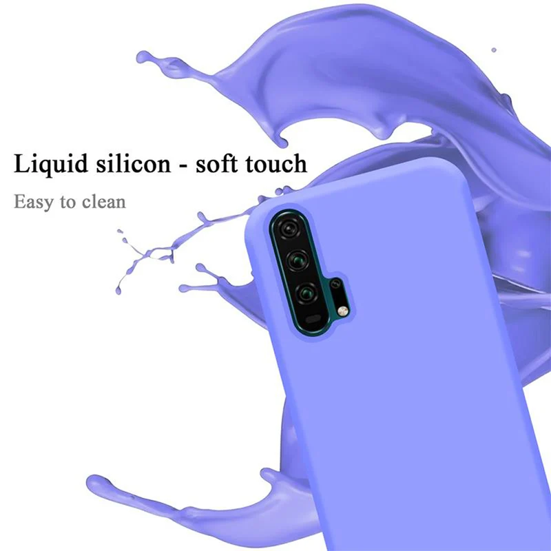 Cadorabo Hülle kompatibel mit Honor 20 PRO Schutzhülle aus flexiblem TPU Silikon