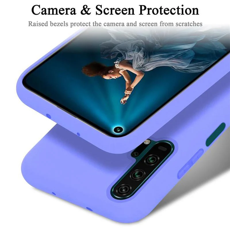 Cadorabo Hülle kompatibel mit Honor 20 PRO Schutzhülle aus flexiblem TPU Silikon