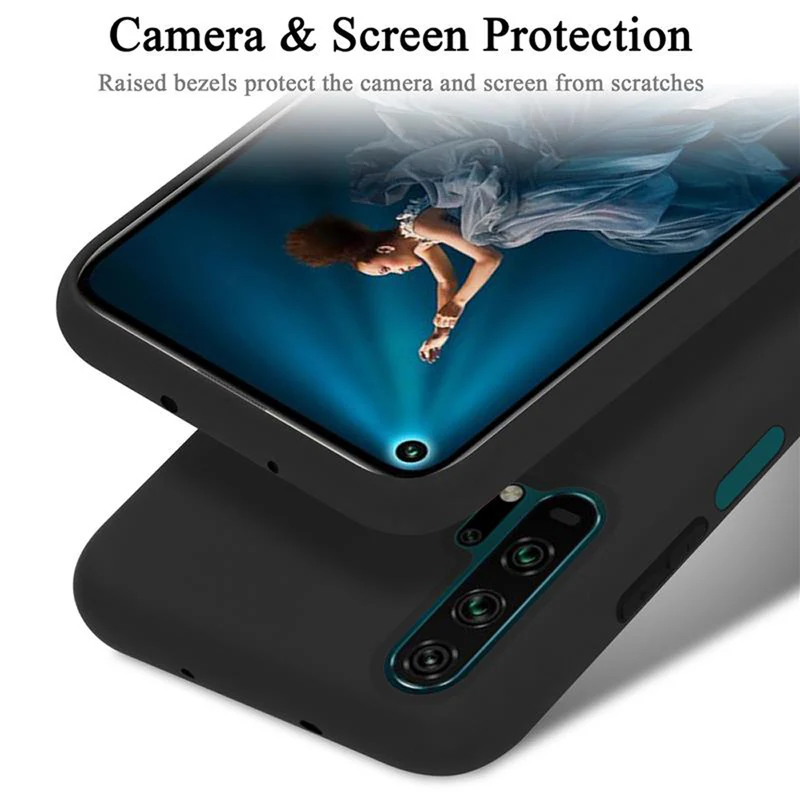 Cadorabo Hülle kompatibel mit Honor 20 PRO Schutzhülle aus flexiblem TPU Silikon