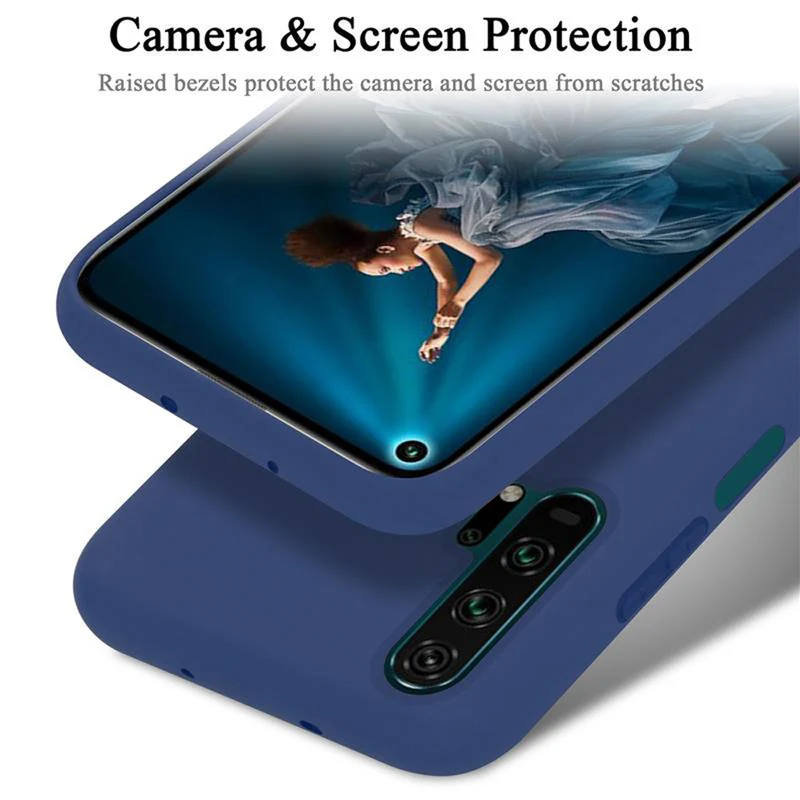 Cadorabo Hülle kompatibel mit Honor 20 PRO Schutzhülle aus flexiblem TPU Silikon