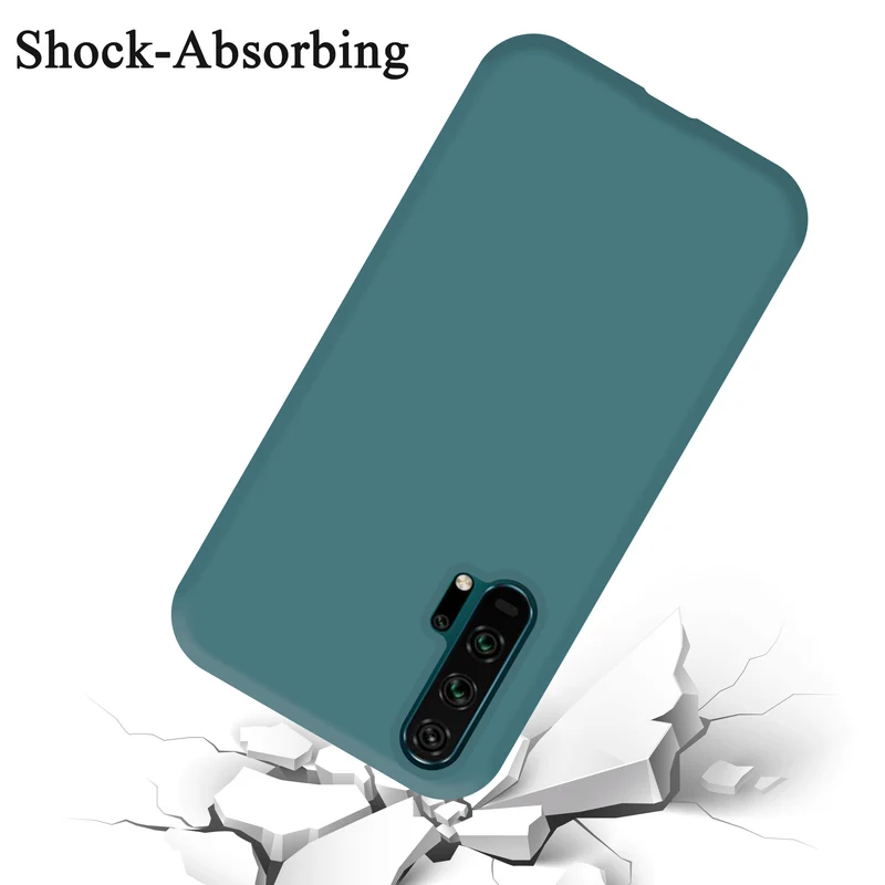 Cadorabo Hülle kompatibel mit Honor 20 PRO Schutzhülle aus flexiblem TPU Silikon