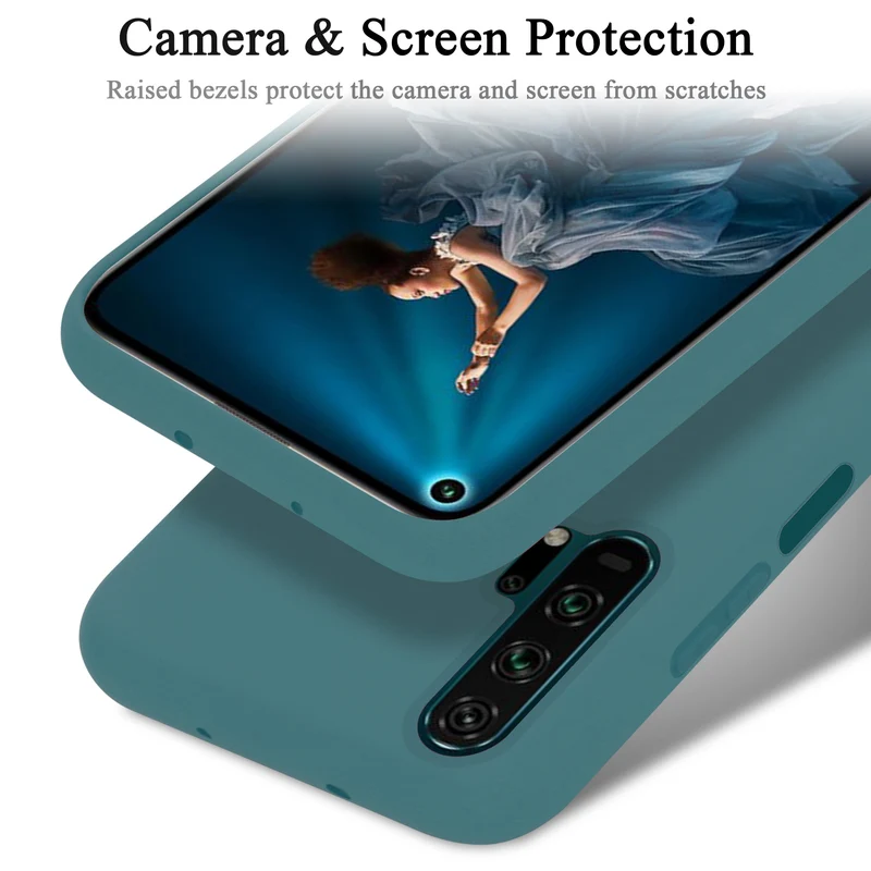 Cadorabo Hülle kompatibel mit Honor 20 PRO Schutzhülle aus flexiblem TPU Silikon