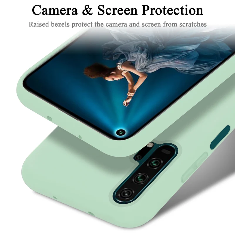 Cadorabo Hülle kompatibel mit Honor 20 PRO Schutzhülle aus flexiblem TPU Silikon