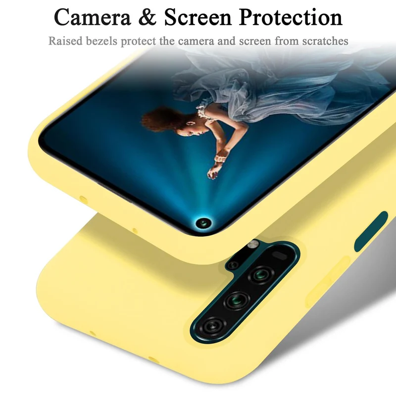 Cadorabo Hülle kompatibel mit Honor 20 PRO Schutzhülle aus flexiblem TPU Silikon