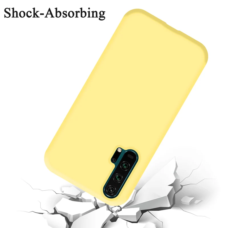 Cadorabo Hülle kompatibel mit Honor 20 PRO Schutzhülle aus flexiblem TPU Silikon