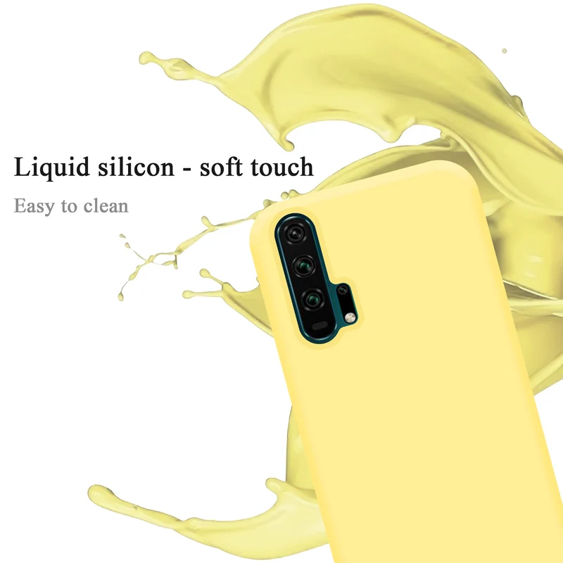 Cadorabo Hülle kompatibel mit Honor 20 PRO Schutzhülle aus flexiblem TPU Silikon