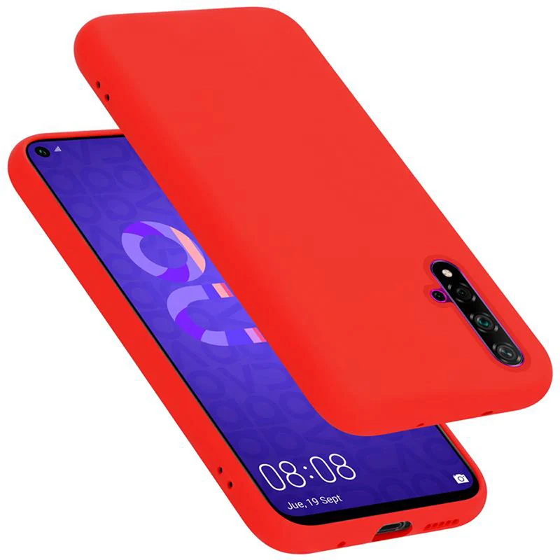 Cadorabo Hülle kompatibel mit Honor 20 / 20S / Huawei NOVA 5T Schutzhülle aus flexiblem TPU Silikon