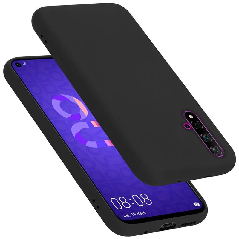 Cadorabo Hülle kompatibel mit Honor 20 / 20S / Huawei NOVA 5T Schutzhülle aus flexiblem TPU Silikon