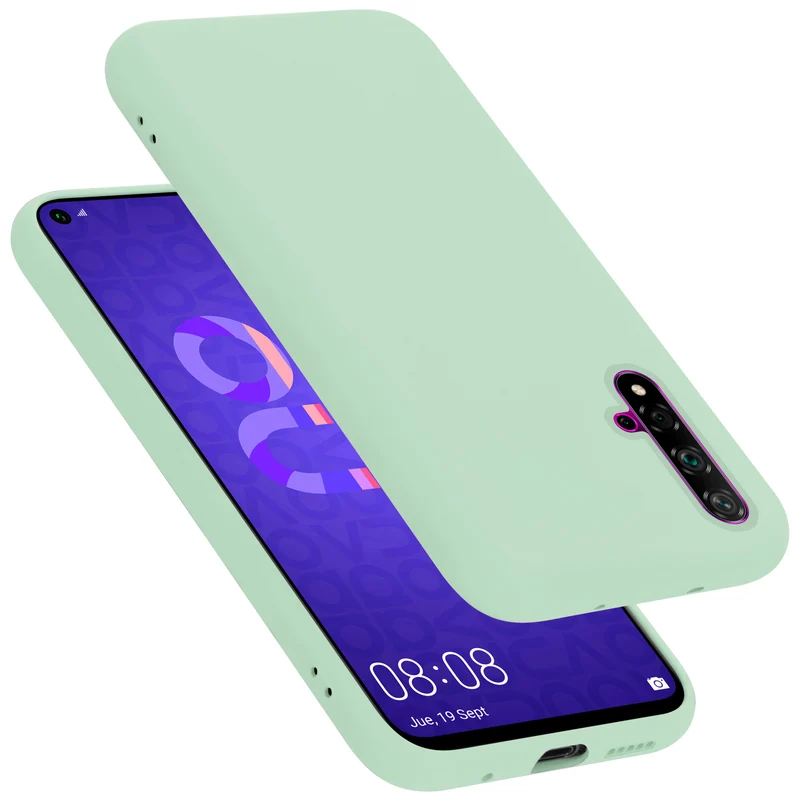 Cadorabo Hülle kompatibel mit Honor 20 / 20S / Huawei NOVA 5T Schutzhülle aus flexiblem TPU Silikon