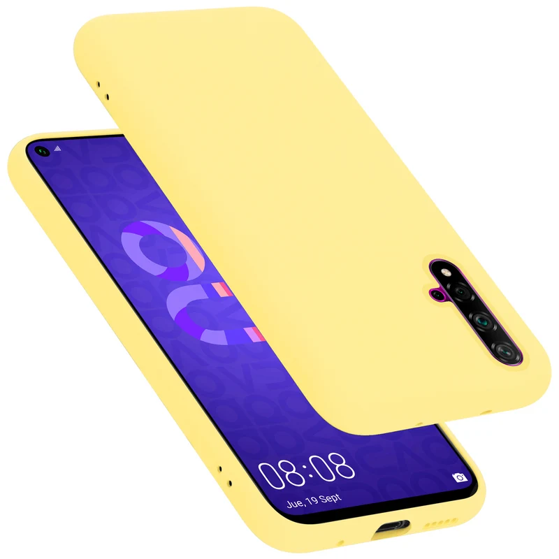 Cadorabo Hülle kompatibel mit Honor 20 / 20S / Huawei NOVA 5T Schutzhülle aus flexiblem TPU Silikon
