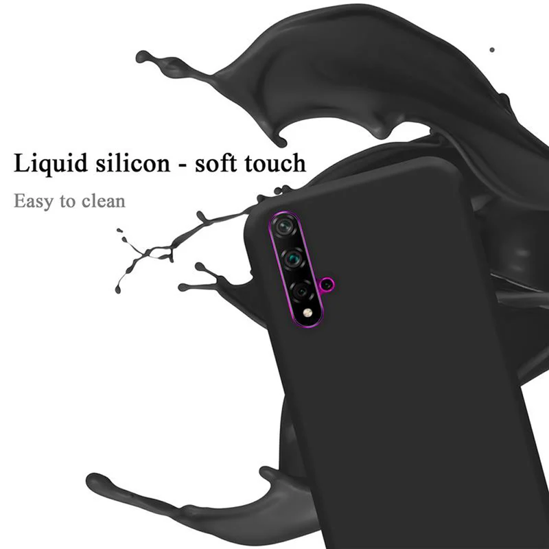 Cadorabo Hülle kompatibel mit Honor 20 / 20S / Huawei NOVA 5T Schutzhülle aus flexiblem TPU Silikon