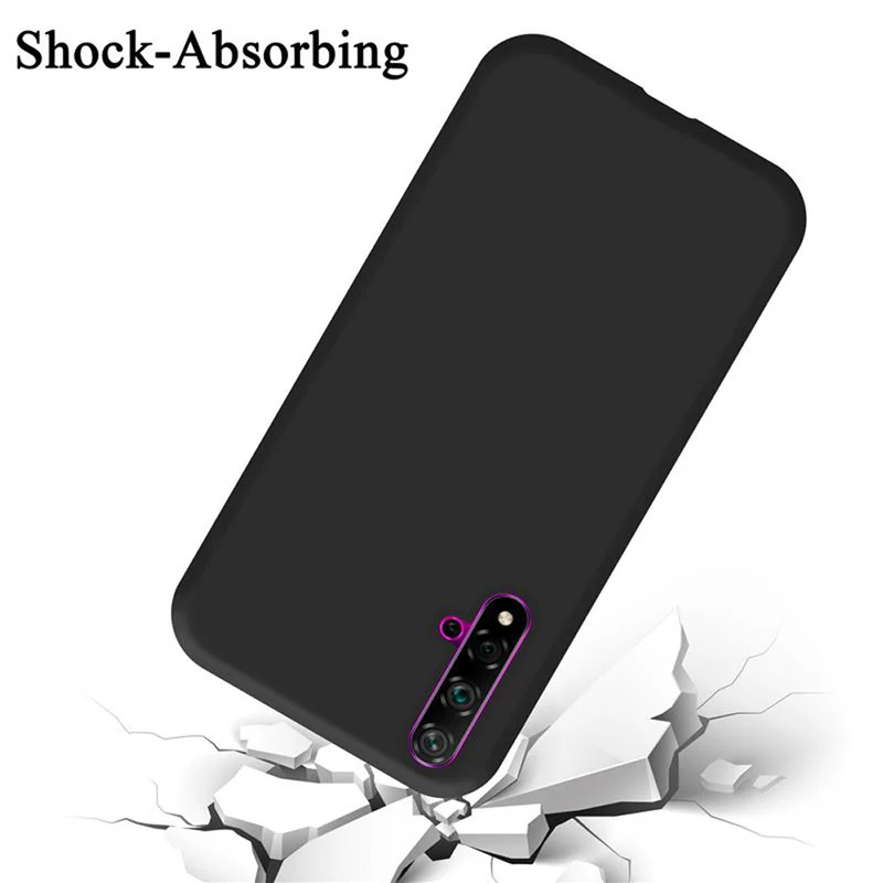 Cadorabo Hülle kompatibel mit Honor 20 / 20S / Huawei NOVA 5T Schutzhülle aus flexiblem TPU Silikon