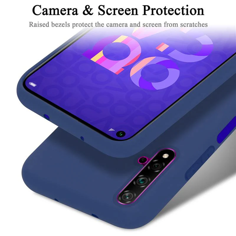 Cadorabo Hülle kompatibel mit Honor 20 / 20S / Huawei NOVA 5T Schutzhülle aus flexiblem TPU Silikon