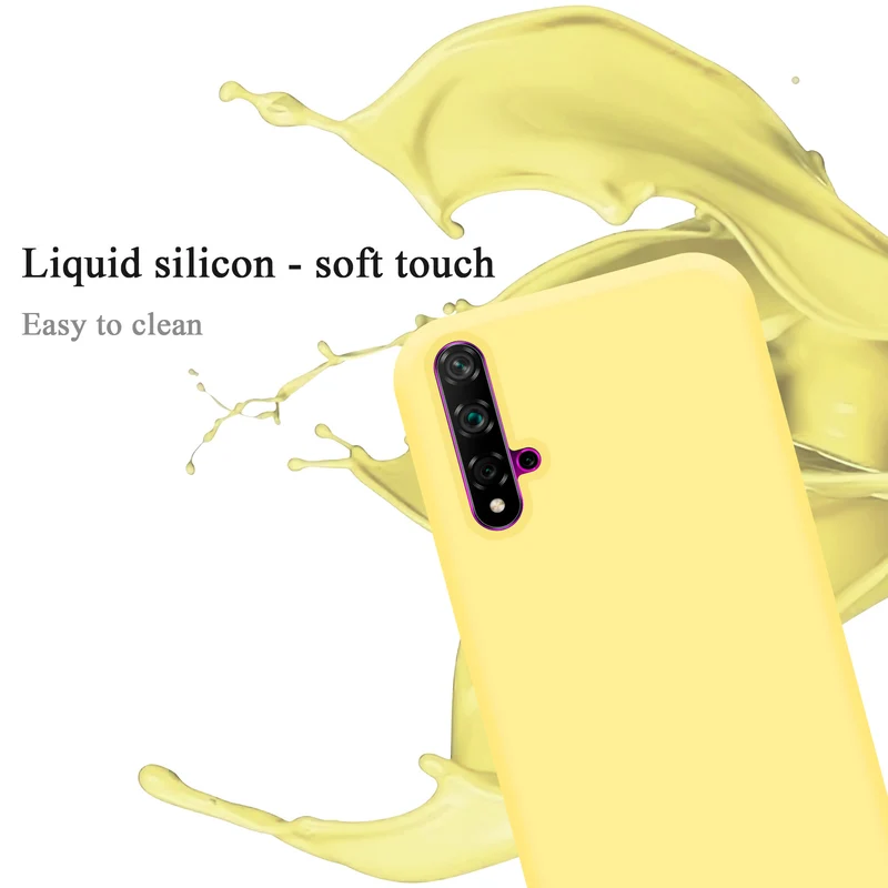 Cadorabo Hülle kompatibel mit Honor 20 / 20S / Huawei NOVA 5T Schutzhülle aus flexiblem TPU Silikon