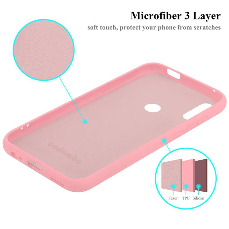 Cadorabo Hülle kompatibel mit Huawei P SMART Z / Y9 PRIME 2019 / Enjoy 10 PLUS Schutzhülle aus flexiblem TPU Silikon