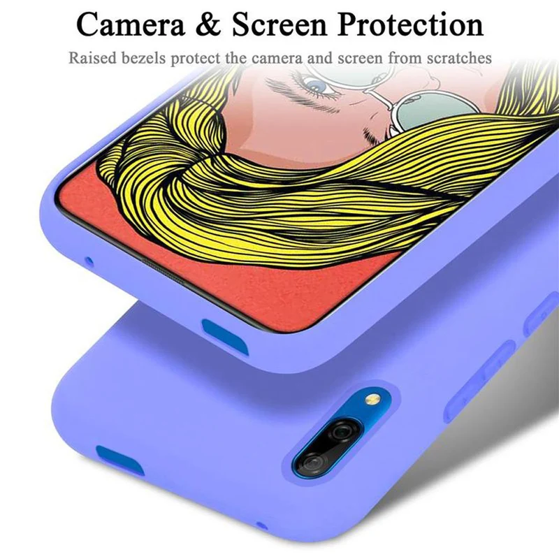 Cadorabo Hülle kompatibel mit Huawei P SMART Z / Y9 PRIME 2019 / Enjoy 10 PLUS Schutzhülle aus flexiblem TPU Silikon