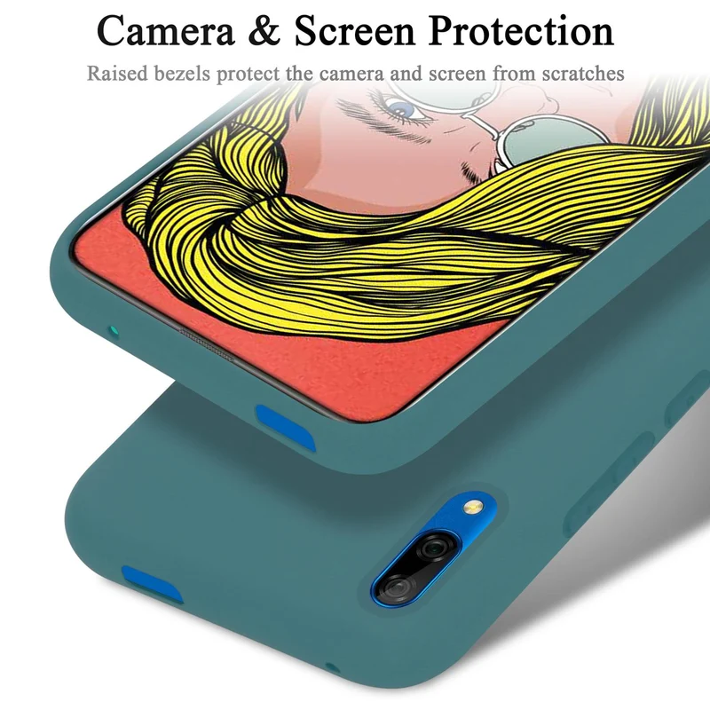 Cadorabo Hülle kompatibel mit Huawei P SMART Z / Y9 PRIME 2019 / Enjoy 10 PLUS Schutzhülle aus flexiblem TPU Silikon