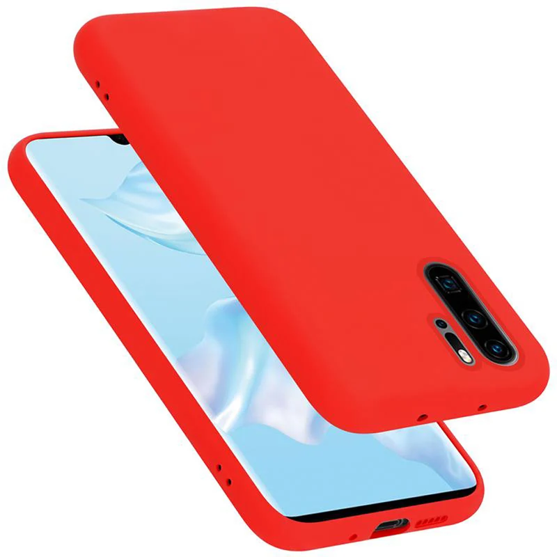 Cadorabo Hülle kompatibel mit Huawei P30 PRO Schutzhülle aus flexiblem TPU Silikon