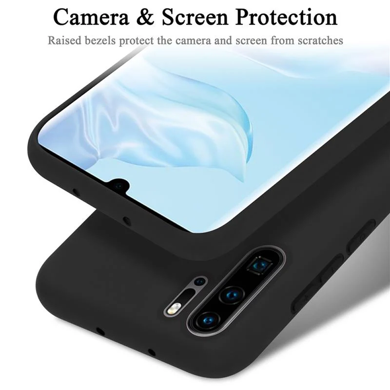 Cadorabo Hülle kompatibel mit Huawei P30 PRO Schutzhülle aus flexiblem TPU Silikon