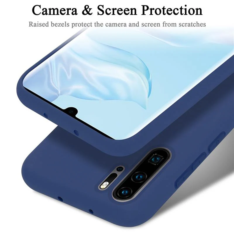 Cadorabo Hülle kompatibel mit Huawei P30 PRO Schutzhülle aus flexiblem TPU Silikon