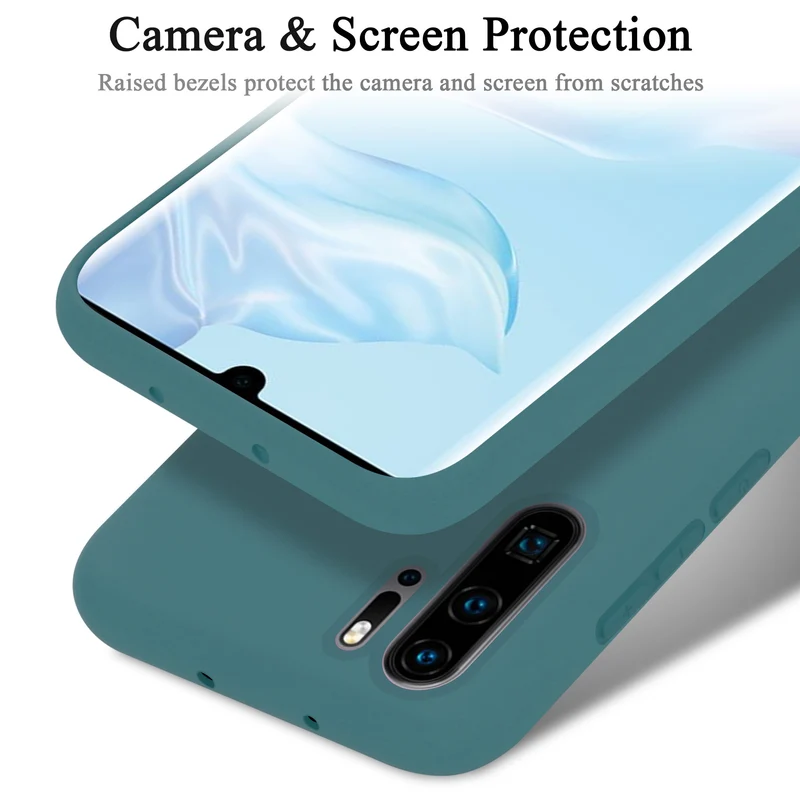Cadorabo Hülle kompatibel mit Huawei P30 PRO Schutzhülle aus flexiblem TPU Silikon