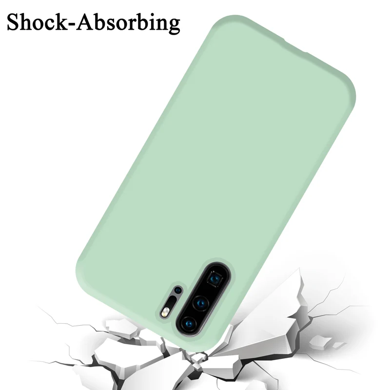 Cadorabo Hülle kompatibel mit Huawei P30 PRO Schutzhülle aus flexiblem TPU Silikon