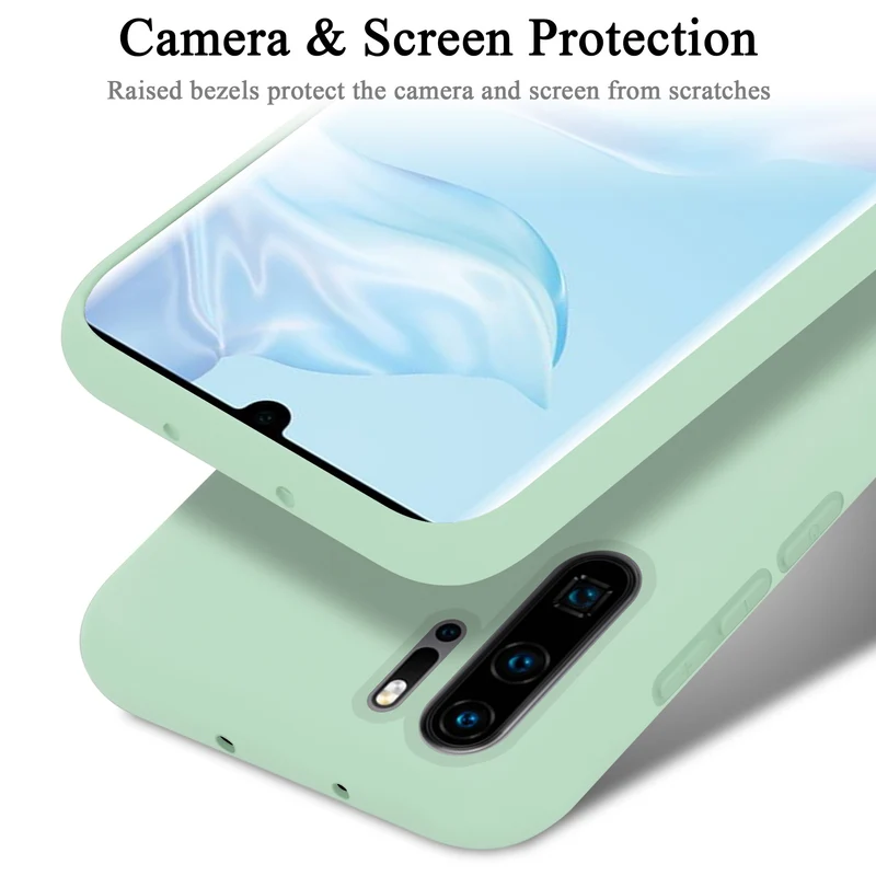 Cadorabo Hülle kompatibel mit Huawei P30 PRO Schutzhülle aus flexiblem TPU Silikon