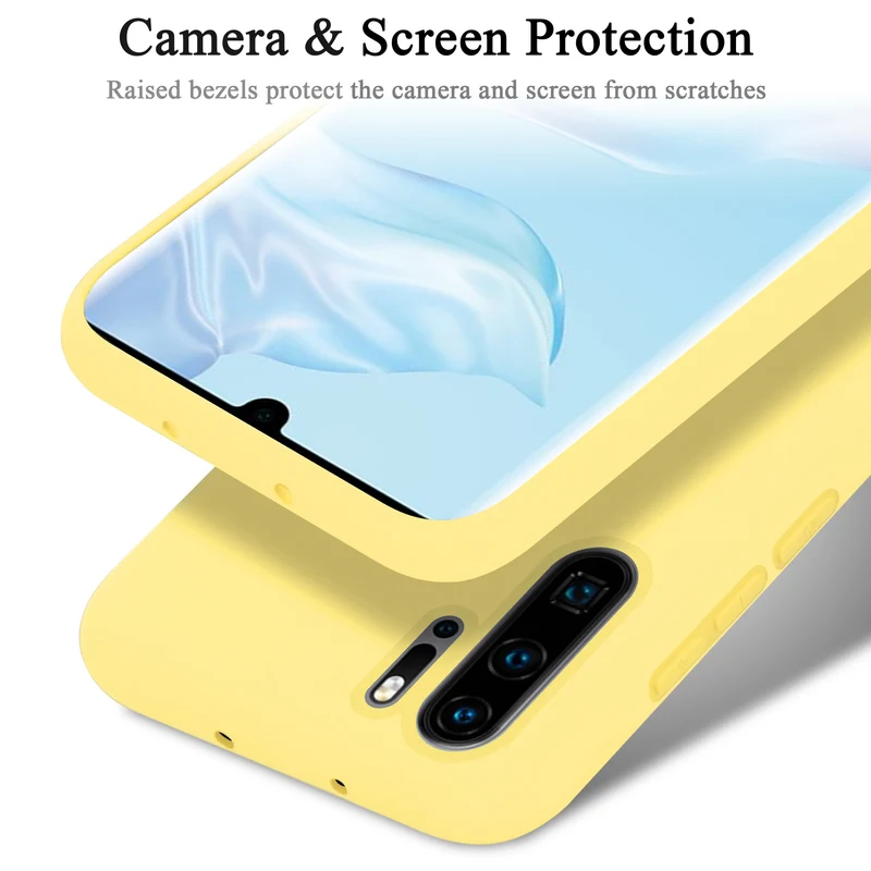 Cadorabo Hülle kompatibel mit Huawei P30 PRO Schutzhülle aus flexiblem TPU Silikon