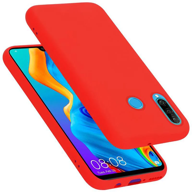 Cadorabo Hülle kompatibel mit Huawei P30 LITE Schutzhülle aus flexiblem TPU Silikon