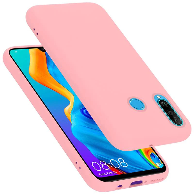 Cadorabo Hülle kompatibel mit Huawei P30 LITE Schutzhülle aus flexiblem TPU Silikon